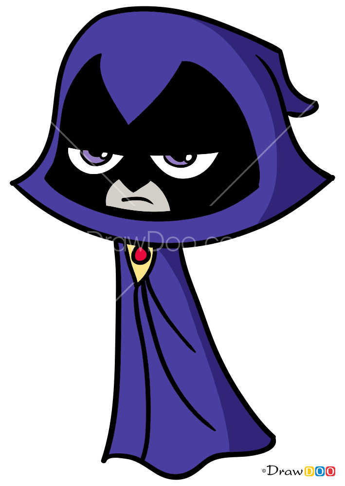 How to Draw Raven 1, Teen Titans